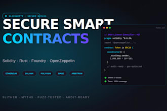 develop secure solidity smart contract erc20 token defi dapp