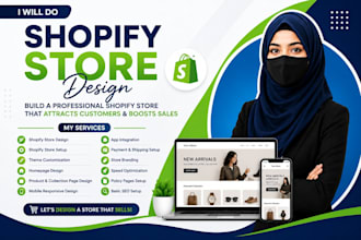design,redesign shopify or shopify drophipping store