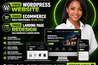10 web wordpress website, 10web ecommerce, 10web landing page redesign 10web