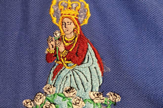 create professional embroidery digitizing files