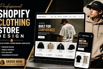 design shopify clothing website clothing shopify store clothing brand website