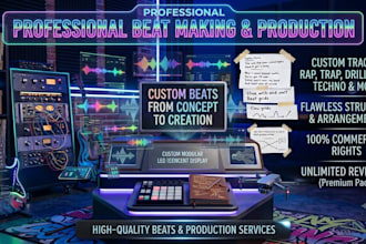 make custom beats and music production