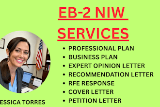 write professional plan for eb2 niw petition