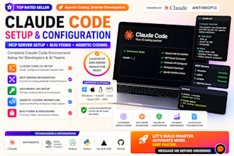 setup claude code cli, configure mcp servers, and fix bugs
