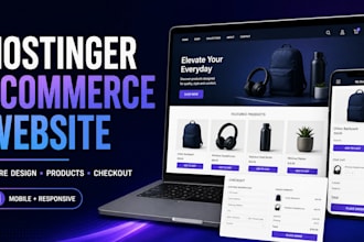 design hostinger ecommerce website website builder hostinger expert