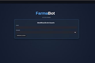 develop a custom web dashboard integrated with sql database