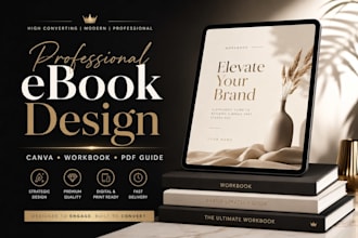 design a professional ebook, workbook or PDF guide in canva