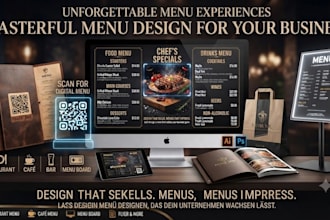 design restaurant menu bar menu café menu qr menu price list