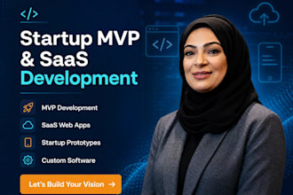 build your investor ready mvp, startup prototype and saas web application