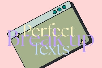 write a short but satisfying break up text for you