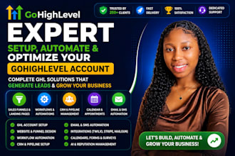 setup gohighlevel automation ghl funnels ghl workflow automation ghl a2p expert