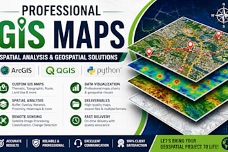 create gis maps, digitize data, and perform spatial analysis