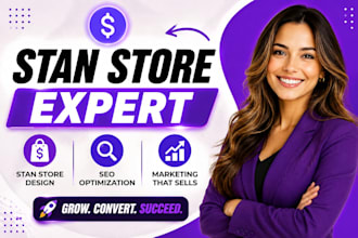 create stan store digital product design stan store SEO and stan store marketing