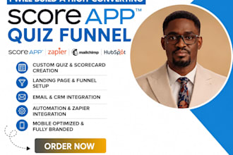build scoreapp quiz funnel, scorecard and lead generation setup