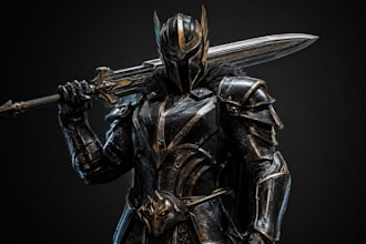 design 3d game character 3d game environment 3d weapon design 3d jewelry model