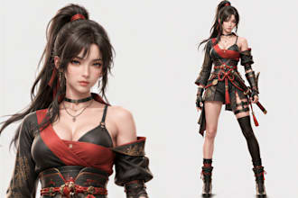 design 3d game character 3d game environment for unity 3d and unreal engine game