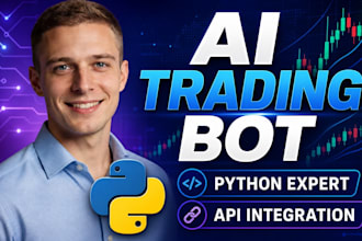 build an ai python trading bot API for crypto automation, forex, and stocks