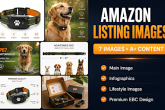 do amazon product listing images, amazon infographic, listing images design