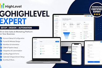 build gohighlevel sales funnel, ghl landing page, ghl website domain connection