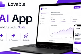build loveable ai app website saas mvp and covert base44 to android ios app