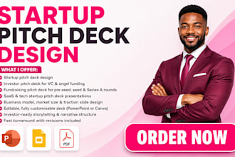 design startup pitch deck investor pitch deck fundraising pitch deck