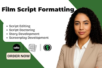 edit, doctor, and format your screenplay professionally