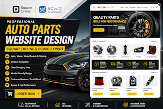 do ecwid automobile website design squarespace automobile website, square online