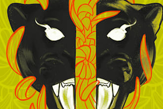design an illustrated poster for festivals and events