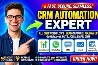 gohighlevel zoho crm lead capture follow up email SMS whatsapp booking reminders