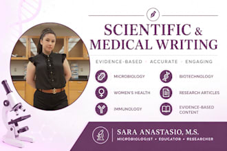 write an evidence based scientific or medical article