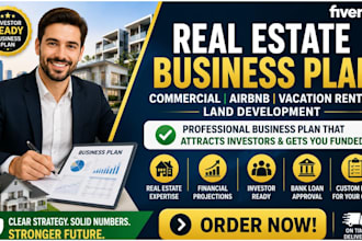 real estate commercial airbnb vacation rental land development business plan