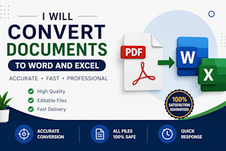 convert document to word and excel