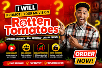 promote your film on rotten tomatoes organically