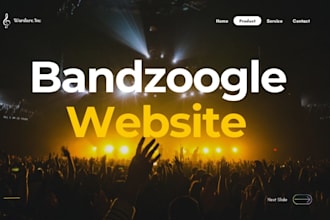 create an attractive bandzoogle website for your music career