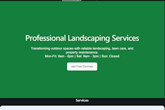 build custom websites for service business
