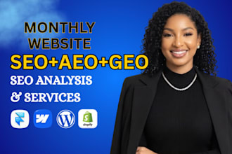 do SEO optimization onpage technical service wordpress, framer, webflow, wix