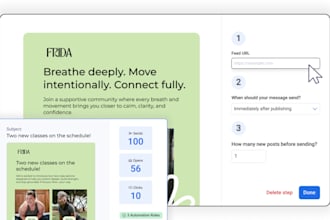 setup email marketing automation with mailchimp newsletter activecampaign aweber