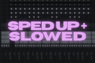 create sped up and slowed versions of your song