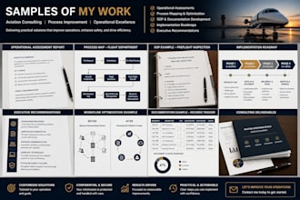 create professional aviation sops and operations manuals