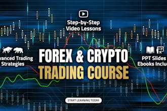 create a professional forex trading and cryptocurrency video course