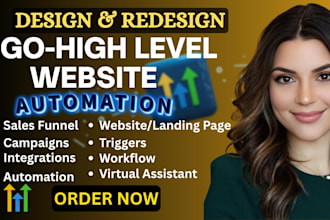 setup gohighlevel website gohighlevel landing page and work flow automation