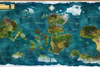 do vector map illustration world map fantasy map inkarnate map game map dnd map