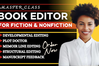 be your developmental book editor and expert plot doctor
