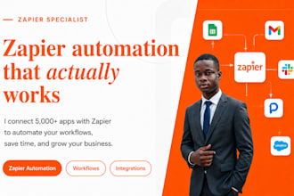setup zapier automation, zapier integration, zapier workflow as zapier expert