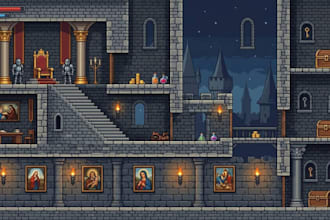 isometric pixel game art retro pixel art 2d game asset pixel sprite environment
