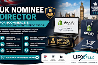 provide UK nominee director for ecommerce and shopify payments