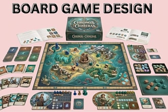 design your board game, card game, and tabletop game with rulebook