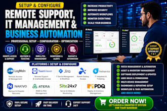 logmein teamviewer jira splashtop freshservice nakivo atera rmm psa site24x7 pdq