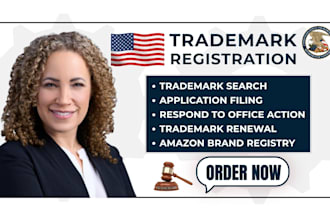 help with trademark registration USA, UK, eu or canada and search