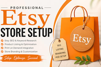 setup your german etsy store etsy SEO product listing printify digital planner